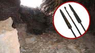 Artefatos foram encontrados em caverna - Divulgação/INAH