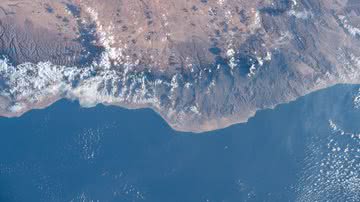 Costa da Somália no Golfo de Áden - Divulgação/NASA