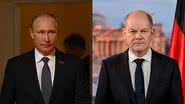 Vladimir Putin e Olaf Scholz - Getty Images