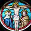 Representação da crucificação de Jesus Cristo