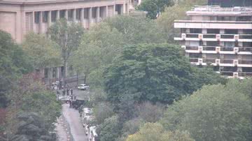 Área da embaixada do Irã em Paris - Divulgação/vídeo/Reuters