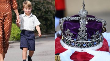 O príncipe Louis e a coroa que pertenceu a Elizabeth II - Getty Imagens