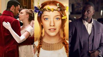 Imagens promocionais de 'Bridgerton', 'Anne With An E' e 'Lupin' - Divulgação / Netflix