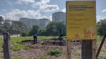 Arqueólogos investigam terreno no Rio de Janeiro - Divulgação