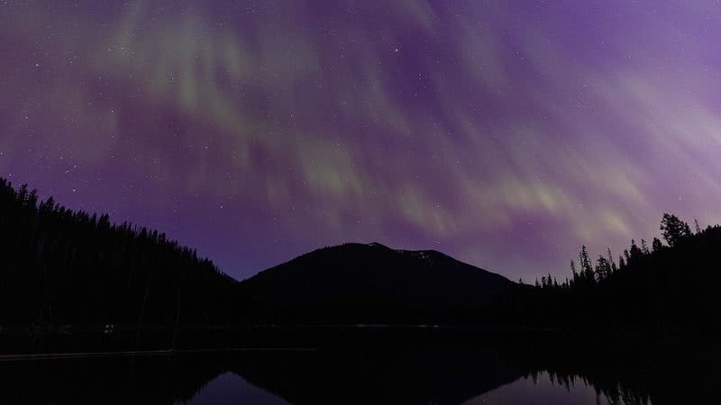 Aurora Boreal visível na América do Norte - Getty Images