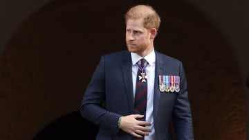 Príncipe Harry em sua passagem pelo Reino Unido - Getty Images
