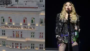 O hotel Copacabana Palace e a cantora Madonna - Getty Imagens