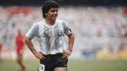 O jogador Diego Maradona - Getty Imagens