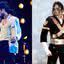 Jaafar Jackson como o Rei do Pop e o próprio Michael Jackson