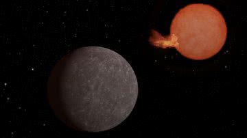 Representação do planeta Speculoos-3b orbitando sua estrela - Divulgação/Nasa/JPL-Caltech