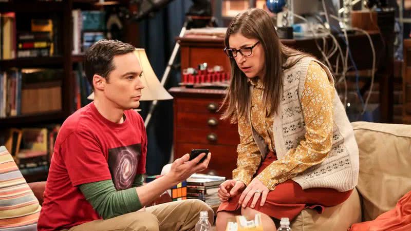 Os personagens Sheldon e Amy em 'The Big Bang Theory' - Divulgação / CBS