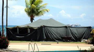 A tenda de Muammar Kadhafi - Divulgação