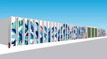 Previsão do mural ao ser concluído - Divulgação / Rua Walls