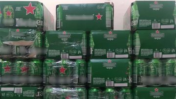Fotografia da cerveja roubada - Divulgação/ Guarda Civil Municipal