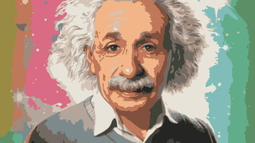 Ilustração mostra o gênio Albert Einstein - Pixabay/mahaveer8