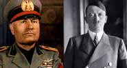 Respectivamente os ditadores Benito Mussolini e Adolf Hitler - Creative Commons
