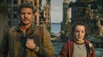 Cena de 'The Last of Us', com Joel (interpretado por Pedro Pascal) e Ellie (Bella Ramsey) - Reprodução/HBO Max