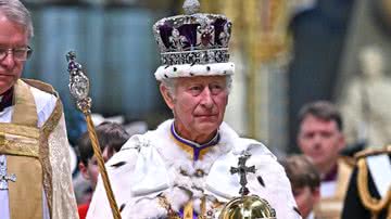 O rei Charles III durante a coroação - Getty Images
