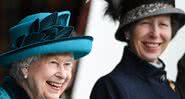 Rainha Elizabeth II e a Princesa Anne no Braemar Highland Gathering em 2018 - Getty Images