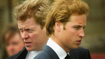 Charles Spencer, irmão da princesa Diana, e o príncipe William em 2004 - Getty Images