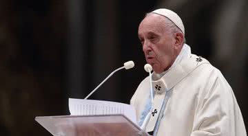 Imagem do papa Francisco I discursando - Getty Images