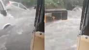 Ruas inundadas após passagem do ciclone Michaung em Chennai - Reprodução/Vídeo/Redes Sociais/X/@Top_Disaster