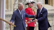 O rei Charles III com Joe Biden, presidente dos EUA - Getty Images