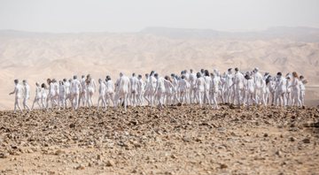 Ensaio realizado no Mar Morto - Getty Images