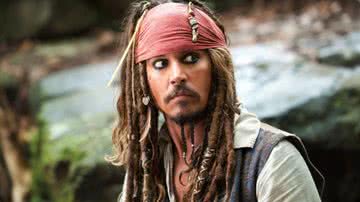 Johnny Depp em 'Piratas do Caribe' - Divulgação/Disney