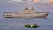 Embarcação foi apreendida pela Marinha da França - Divulgação / Marinha Francesa via Europol
