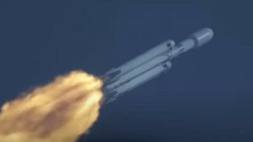 Imagem do lançamento do Falcon Heavy - Divulgação / Youtube / VideoFromSpace