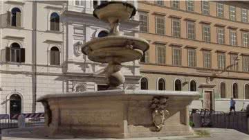 Imagem da Fontana dei Catecumeni - Reprodução/Vídeo/Romano Impero