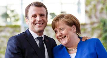 Emmanuel Macron e Angela Merkel - Getty Images