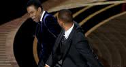 Momento do tapa de Will Smith em Chris Rock no Oscar 2022 - Getty Images