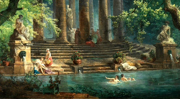 A obra barroca 'The Bathing Pool' - Wikimedia Commons