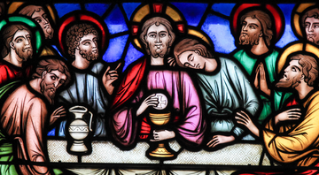 Jesus e os seus 12 apóstolos durante 'A Última Ceia'  - Shutterstock