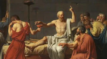 A Obra Neoclássica de Jacques-Louis David, "A morte de Socrates"(1787) - Wikimidia Commons