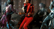 Michael Jackson no clipe da música Thriller, que carrega o nome do disco - Reprodução