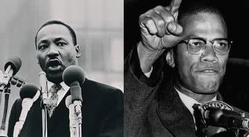 Martin Luther King e Malcoml X - Getty Images
