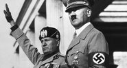 Os líderes Benito Mussolini e Adolf Hitler - Getty Images