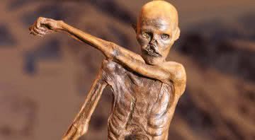 Ötzi, o Homem de Gelo, encontrado nos Alpes de Ötztal - Divulgação/ Discover Magazine