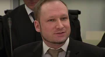 Anders Breivik em tribunal - Divulgação / Youtube/ euronews