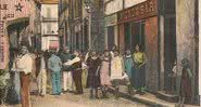 Um grupo de prostitutas na cidade francesa de Marselha, em 1919 - Wikimedia Commons