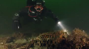 Mergulhadores no Mar Báltico - Divulgação/Youtube/TauchJournal.de/2.dez.2020