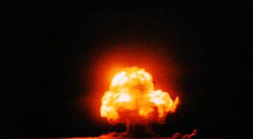 Uma das poucas fotografias a cores da explosão "Trinity" - Jack W. Aeby/Wikimedia Commons