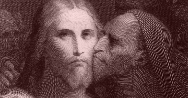 O beijo com o qual Judas entregou Jesus para ser preso | <i>Crédito: Getty Images