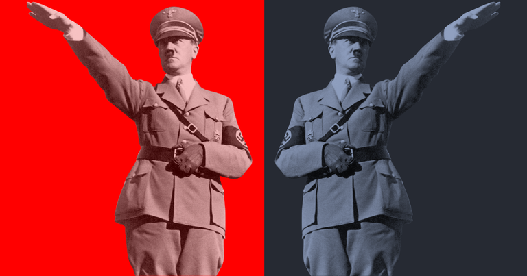 Hitler: atirando para os dois lados | <i>Crédito: Wikimedia Commons