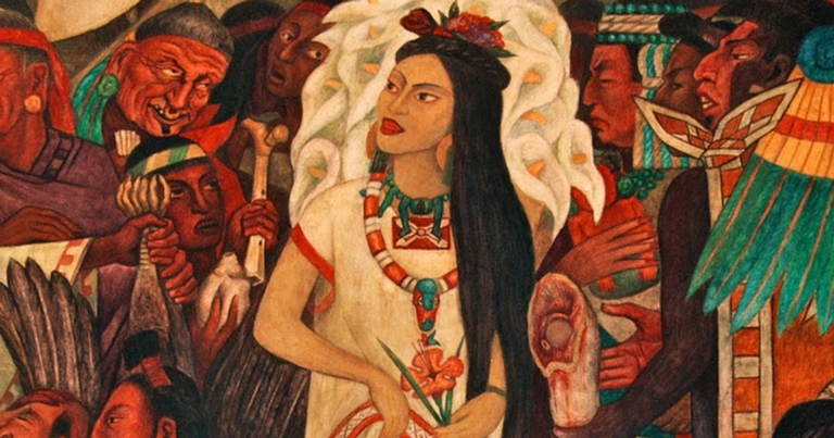 Obra representa Malinche | <i>Crédito: Domínio publico 
