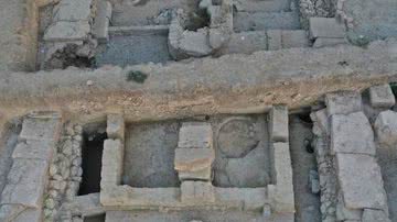 Templo encontrado na Grécia, ao lado de santuário - Reprodução / Ministério da Cultura da Grécia