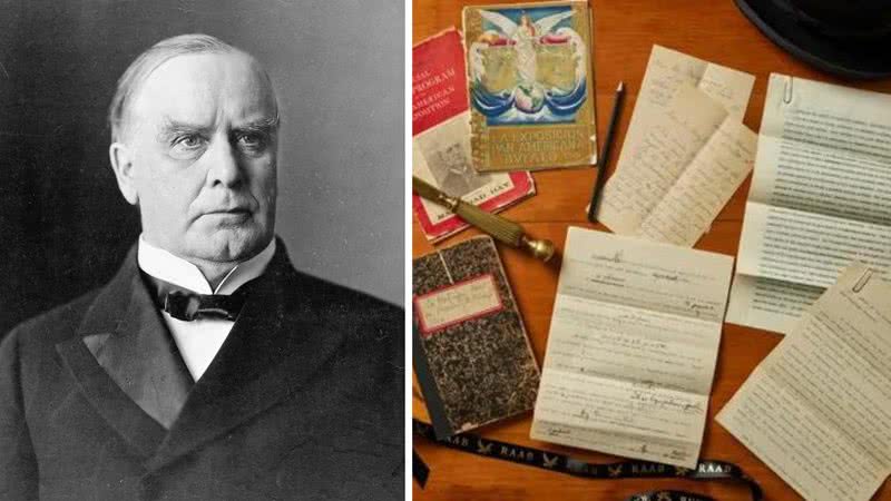 O presidente assassinado William McKinley - Domínio público e divulgação/Raab Collection